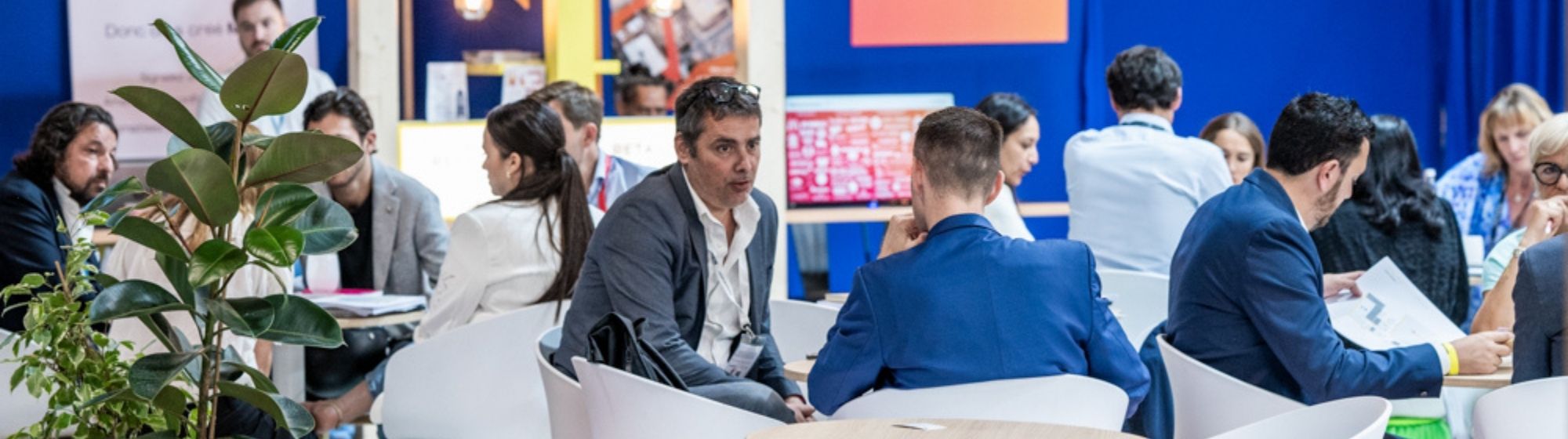 Rendez-vous professionnels lors des Business Meetings du SIEC entre exposants et visiteurs.
