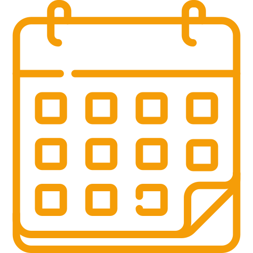 Icône calendrier d’événement ou de planification