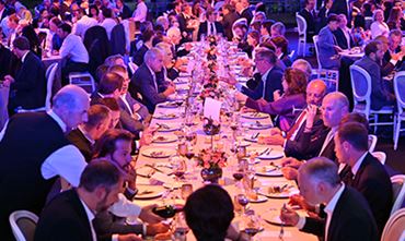 Vue de la Soirée de Gala organisée par le salon Siec