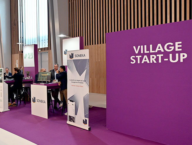 Startups pavilion at Siec