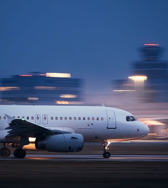 décollage d'un avion